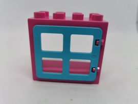 Lego Duplo Ablak (rózsaszín keret)