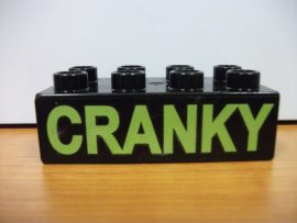 Lego Duplo képeskocka - Thomas elem - cranky 