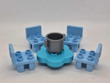 Lego Duplo asztal székkel edénnyel