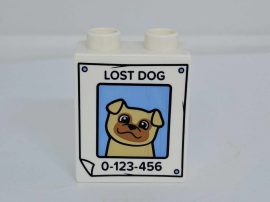 Lego Duplo képeskocka kutya