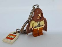   Lego Star Wars figura - Obi-Wan Kenobi (851461) kulcstartó (figura, lego felirat kopott, köpeny rojtos, kulcstartó rész elszíneződött)