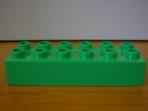 Lego Duplo Kocka 2*6 v.zöld