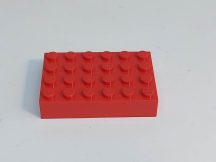 Lego Alaplap 4*6 (piros) (vastag)