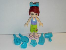 Lego Friends figura - Mia + hajformázó kiegészítők (frnd167)