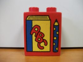 Lego Duplo képeskocka - könyv ABC (karcos)
