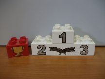 Lego Duplo képeskocka - dobogó, kupa