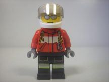 Lego City figura - tűzoltó 60010, 60004 (cty349)