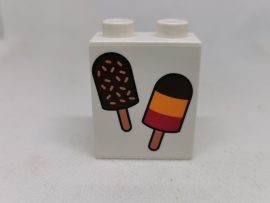 Lego Duplo képeskocka - fagyi (karcos)