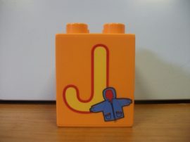 Lego Duplo képeskocka - betű
