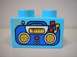 Lego Duplo képeskocka - rádió, magnó