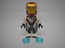 Lego Super Heroes Figura - Iron Man - White Jumpsuit, Neck Bracket (sh575)
