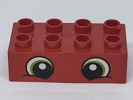 Lego Duplo képeskocka - szem (kicsi karc)