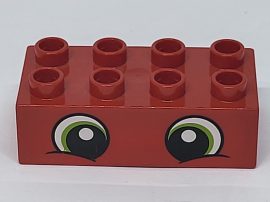 Lego Duplo képeskocka - szem (kicsi karc)