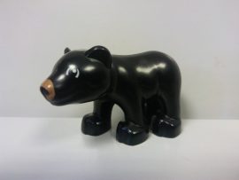 Lego Duplo fekete maci, medve (kicsi)