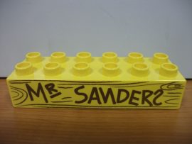 Lego Duplo képeskocka - mr sanders - Micimackó