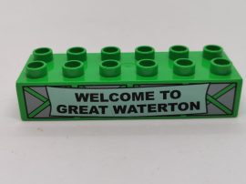 Lego Duplo Képeskocka - Welcome To Great Waterton (karcos)