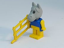   Lego Fabuland állatfigura - Ló fűrésszel 3709-es szettből