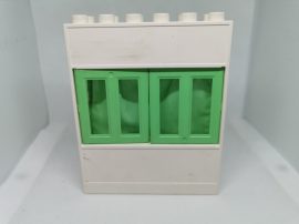 Lego Duplo ablakos fal elem függönnyel