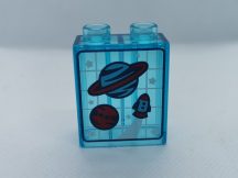 Lego Duplo Képeskocka - Bolygó, űr, átlátszó kocka