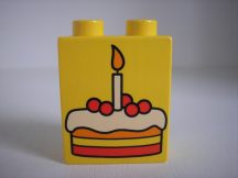 Lego Duplo képeskocka - torta (karcos)
