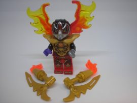 Lego Legends of Chima figura - Razar - Armor Breastplate, Flame Wings (loc135)