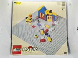 Lego Alaplap 48*48 (light gray) 628-as szettből papírral (Bontott,de nem használt)
