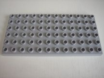   Lego Duplo alaplap 6*12 (v. szürke) (kicsit sárgult, egyik oldalán repedés van)