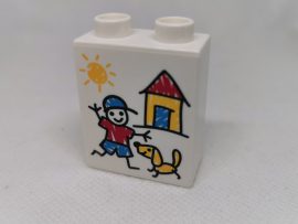 Lego Duplo képeskocka - Rajz, óvoda