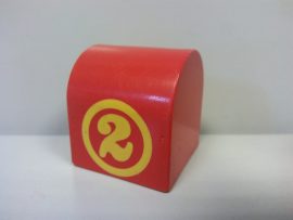 Lego Duplo képeskocka - szám (karcos)