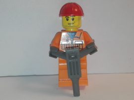 Lego City figura - Építőipari munkás (cty113)