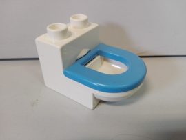 Lego Duplo wc fehér-kék