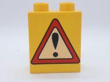 Lego Duplo képeskocka - közlekedési tábla