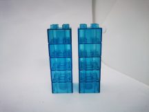Lego Duplo átlátszó kocka 2*2 (világoskék !) 10 db