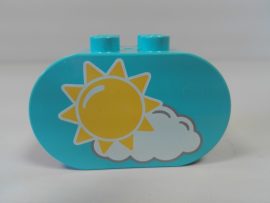 Lego Duplo képeskocka - nap - felhő (karcos)