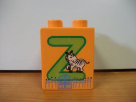 Lego Duplo képeskocka - betű