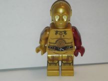 Lego Star Wars figura - C-3PO - Dark Red Arm (sw653) RITKA 