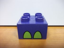 Lego Duplo képeskocka (láb) (karcos)