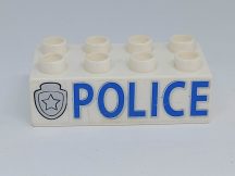 Lego Duplo képeskocka - police 