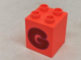 Lego Duplo Képeskocka - Betű