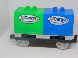 Lego Duplo Mozdony utánfutó, lego duplo vonat utánfutó Cargo