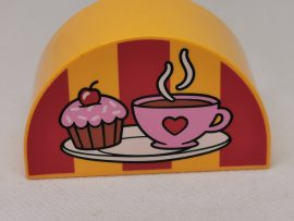 Lego Duplo Képeskocka - Muffin, kávé
