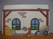 Lego Duplo Papír Fal Elem, babaház fal elem