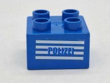 Lego Duplo képeskocka - police (matricás)