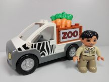 Lego Duplo Zoo autó + ajándék figura, láda