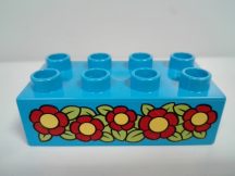 Lego Duplo képeskocka - virág (karcos)