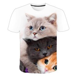 Gyerek 3D póló Cica 110 méret Cicás póló macskás póló Gyerek 3D póló Cica 110 méret Cicás póló macskás póló