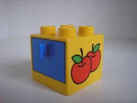 Lego Duplo komód almás