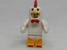 Lego minifigura - Csirke jelmezes srác (col135)