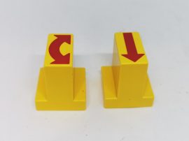 Lego Duplo képeskocka - nyíl vonat sín alkatrész csomag