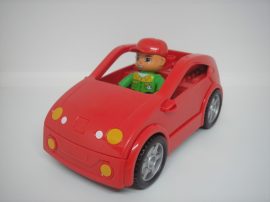 Lego Duplo autó piros + figura 4964 készletből